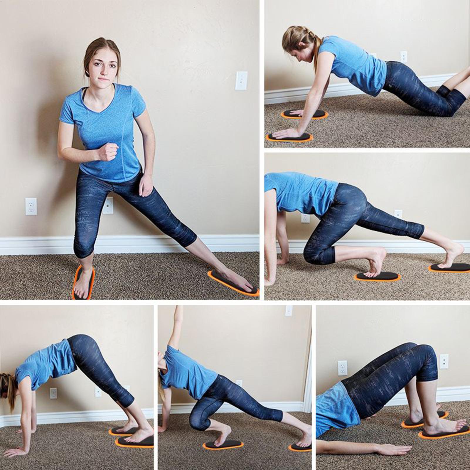 Home Gym Daily Routine - Discos deslizantes para exercícios em formato