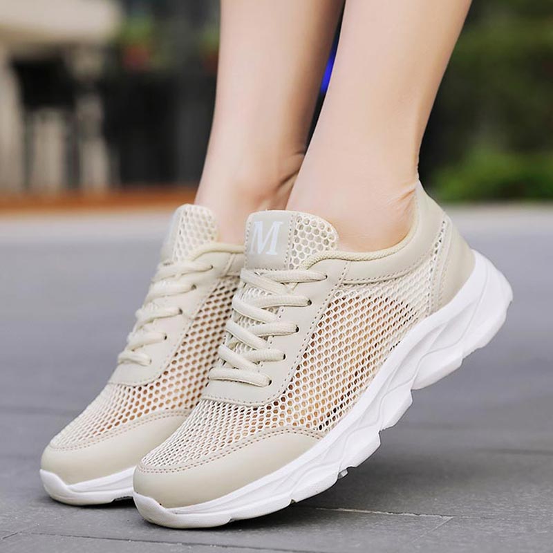 Home Gym Japan - Verão respirável tênis feminino malha sapatos