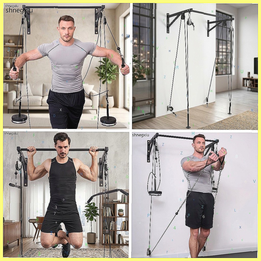 Home Gym Diy Pulley System - Sistema de Polias DIY Montado na