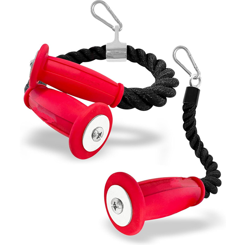 Home Gym Hyrox - Cordas ergonômicas para tríceps, fixação de
