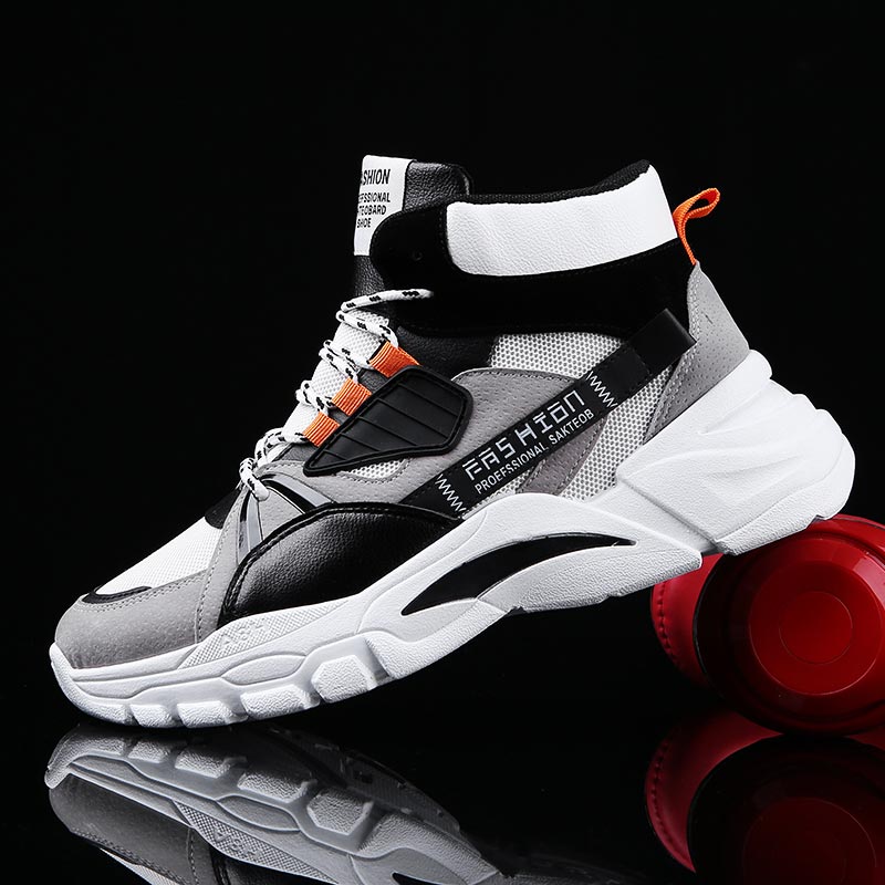 Home Gym Cost - Hightop-Sapatilhas Esportivas Masculinas, Sapatilhas de Cima
