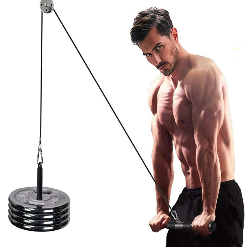 Home Gym Diy Pulley System - Sistema de polia de cabo de