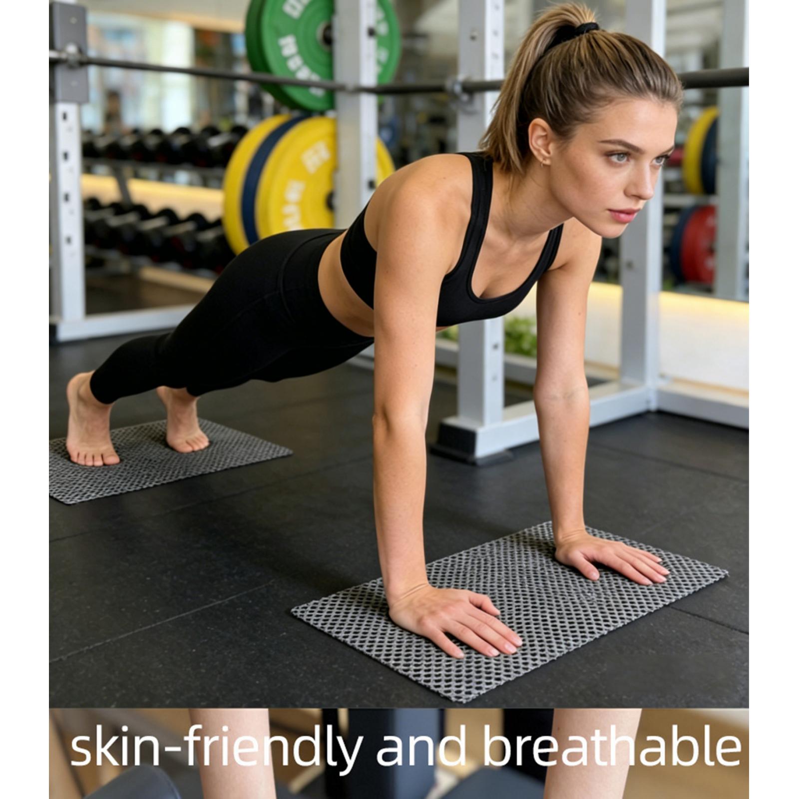 Home Gym Yoga - Conjunto de 2 Peças: Tapete Antiderrapante