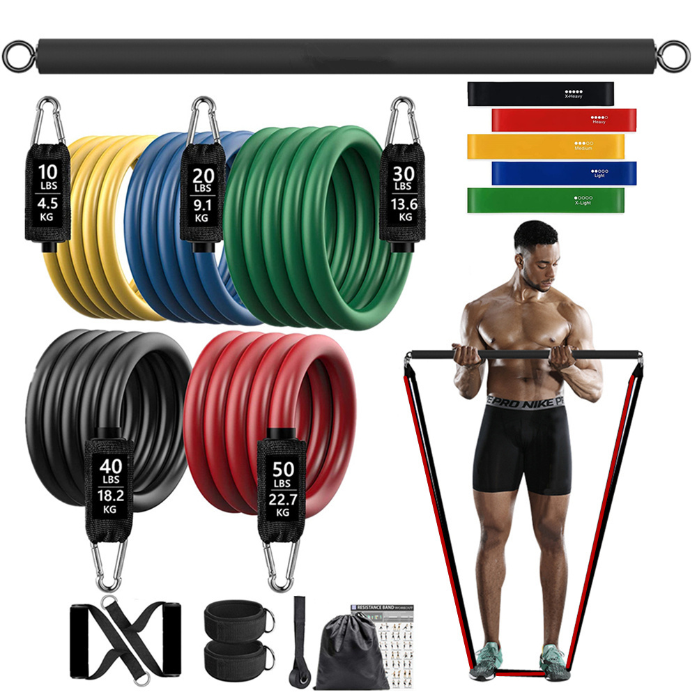 Home Gym Furniture - 150lb fitness booty resistência elástico treino