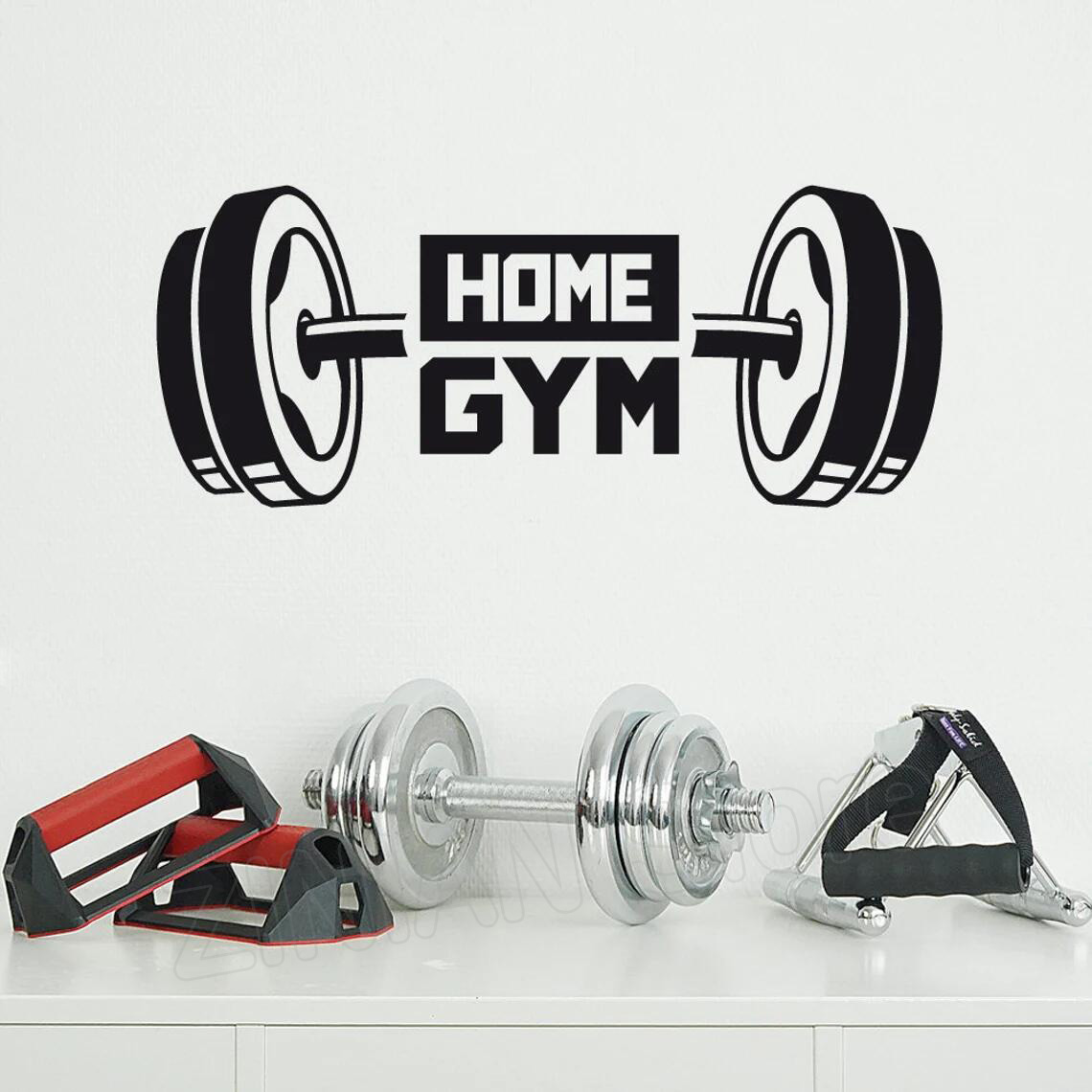 Home Gym Furniture - Fitness casa ginásio decoração adesivo de
