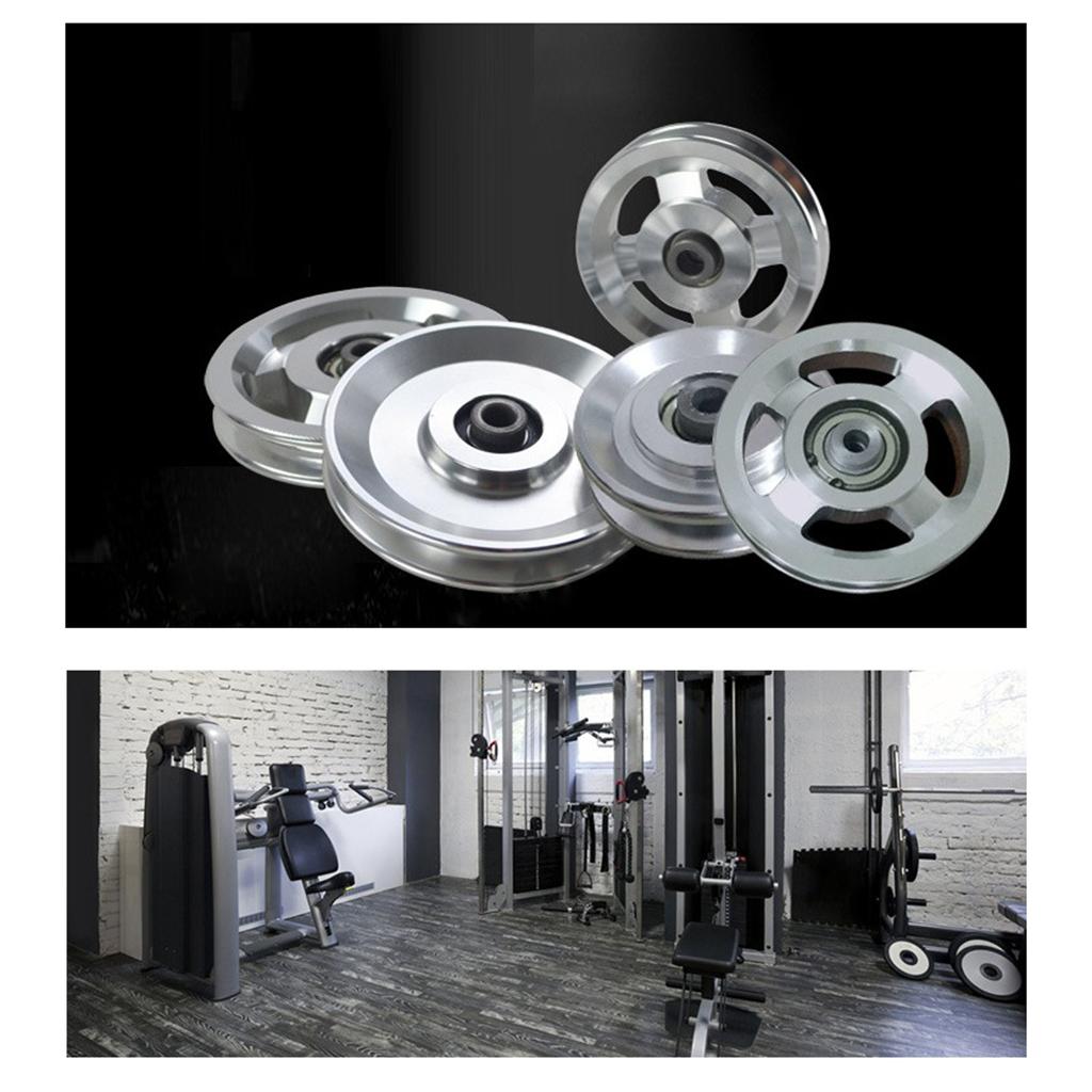 Roldana de Alumínio com Ranhur - Home Gym Diy Pulley System avaliação e preço