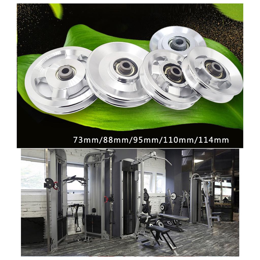 Roldana de Alumínio com Ranhur - Home Gym Diy Pulley System avaliação e preço