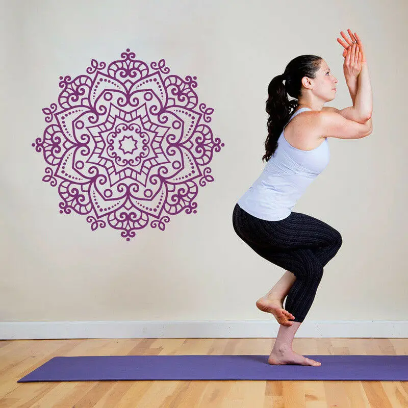 Yoga hinduísmo buda adesivo de - Home Gym Furniture avaliação e preço