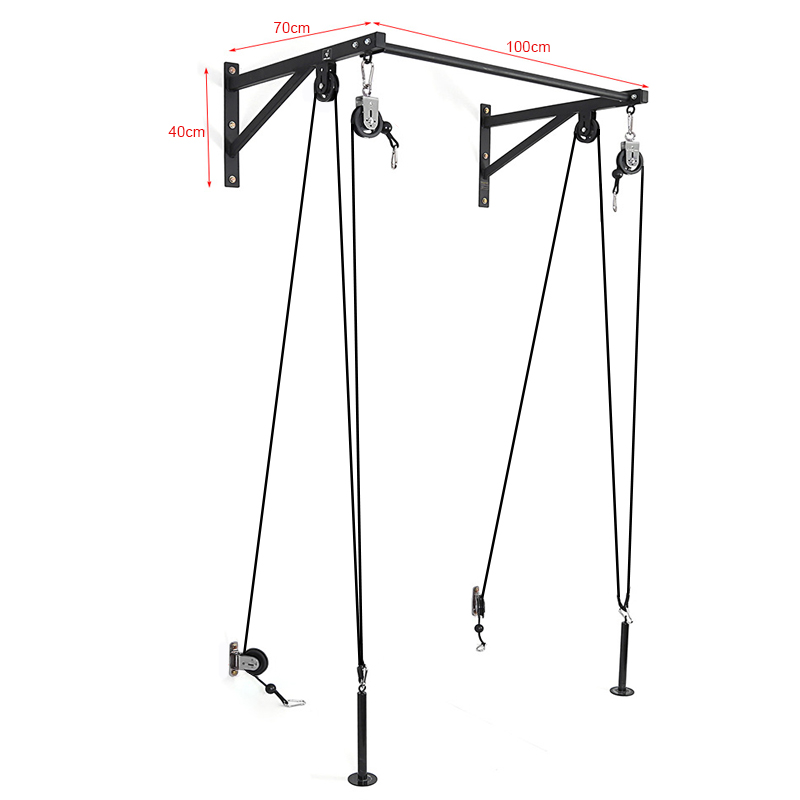 Fixado na parede diy fitness p - Home Gym Diy Pulley System avaliação e preço
