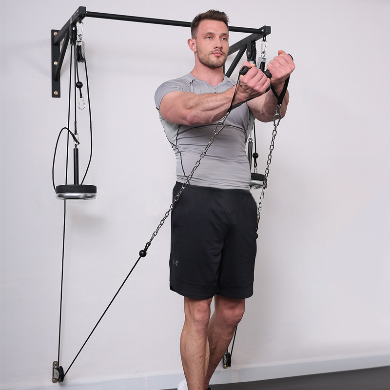 Fixado na parede diy fitness p - Home Gym Diy Pulley System avaliação e preço