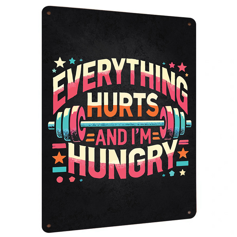 Tudo dói e estou fome fitness  - Home Gym Quotes avaliação e preço