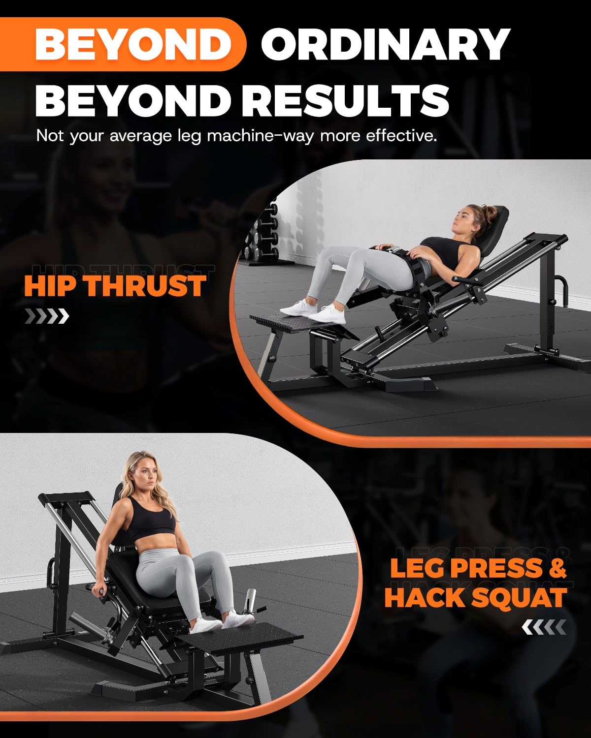 Máquina Combo LH01 para Leg Pr - Home Gym Hip Thrust Machine avaliação e preço
