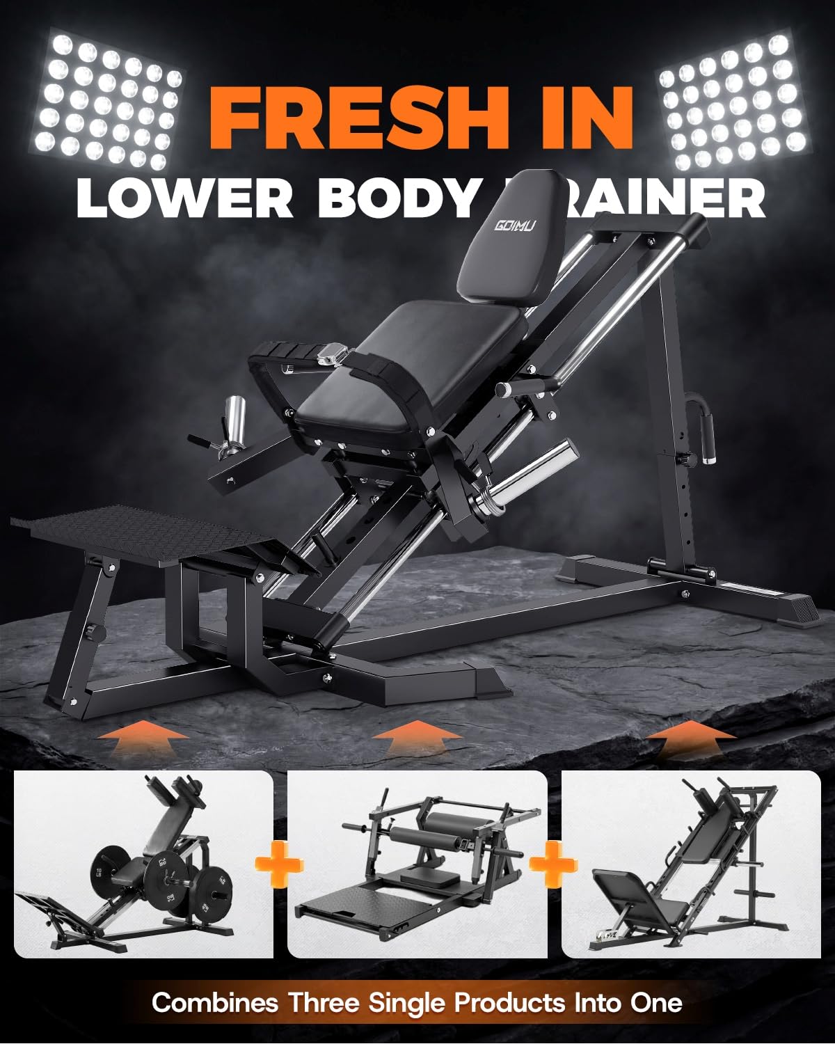 Máquina Combo LH01 para Leg Pr - Home Gym Hip Thrust Machine avaliação e preço