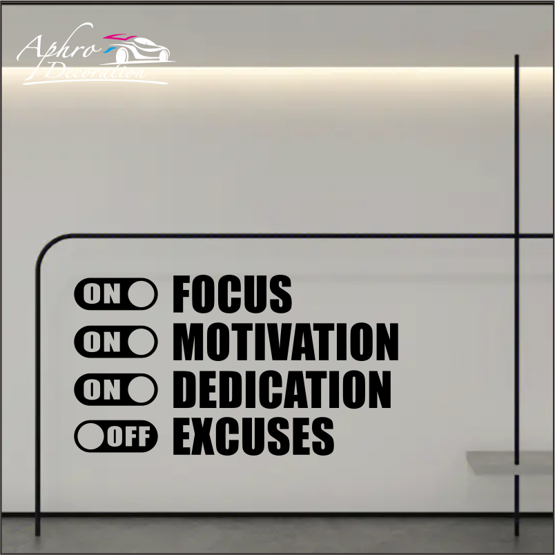 Foco na Motivação, Sem Excusas - Home Gym Quotes avaliação e preço