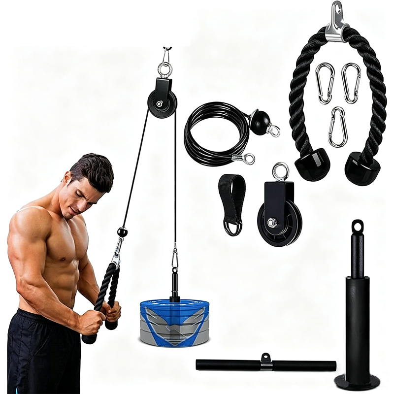 Sistema de Polias Silencioso e - Home Gym Diy Pulley System avaliação e preço