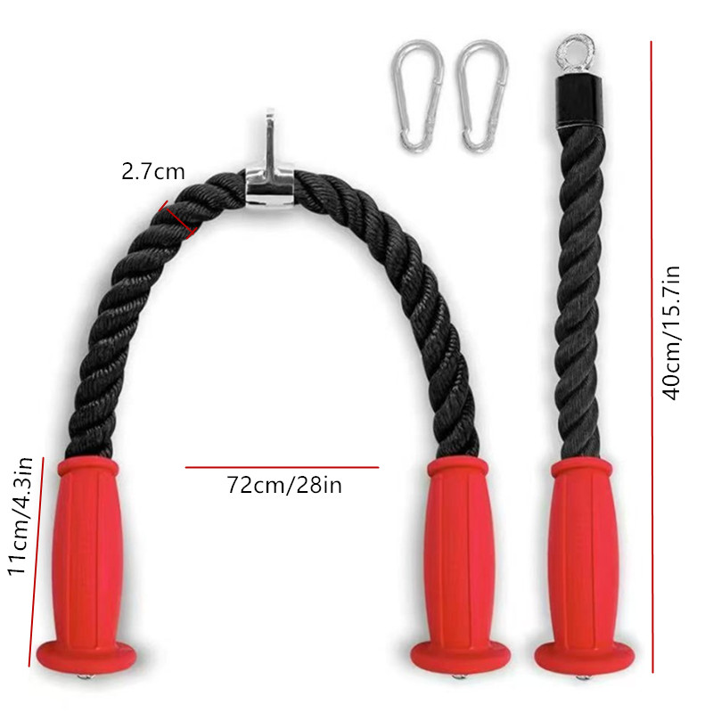 Cordas ergonômicas para trícep - Home Gym Hyrox avaliação e preço
