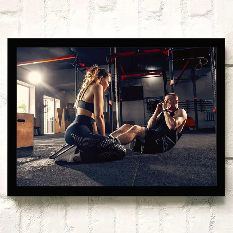Pôster esportivo fitness, corr - Home Gym Japan avaliação e preço