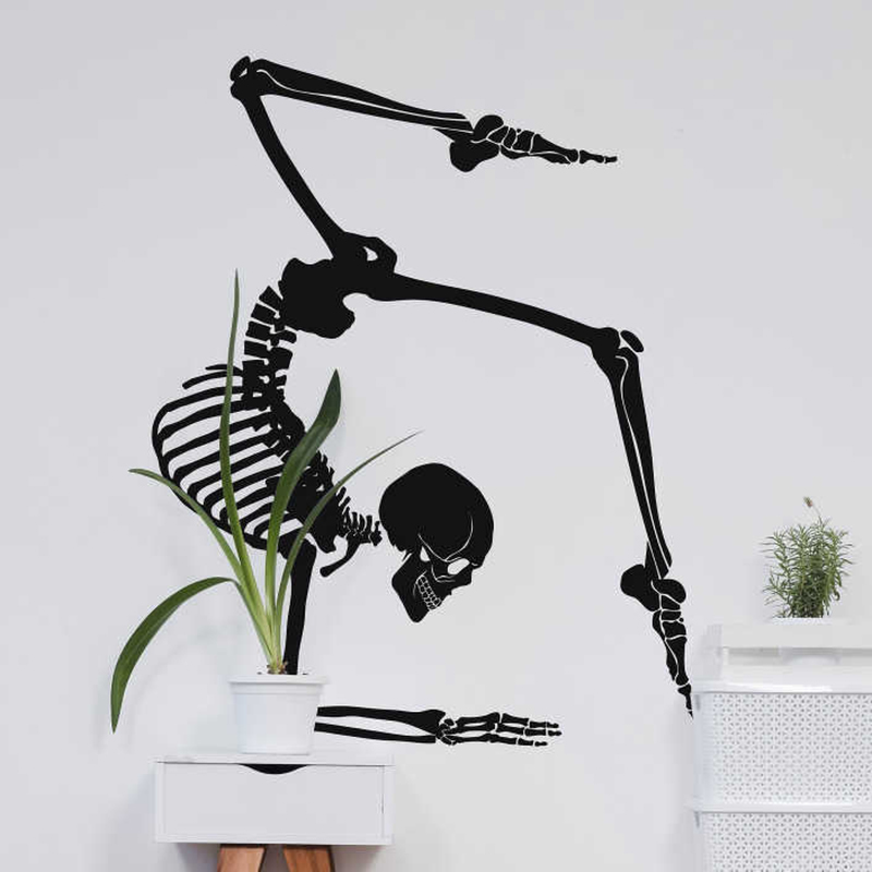 Modern Yoga Esqueleto Decalque - Home Gym Furniture avaliação e preço