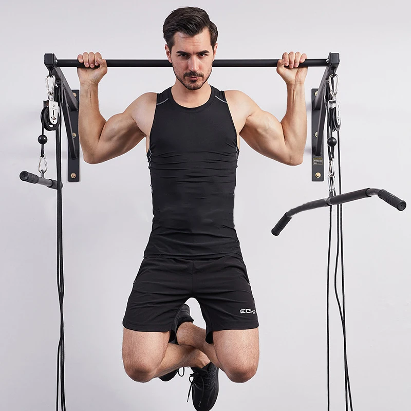Fixado na parede diy fitness p - Home Gym Diy Pulley System avaliação e preço