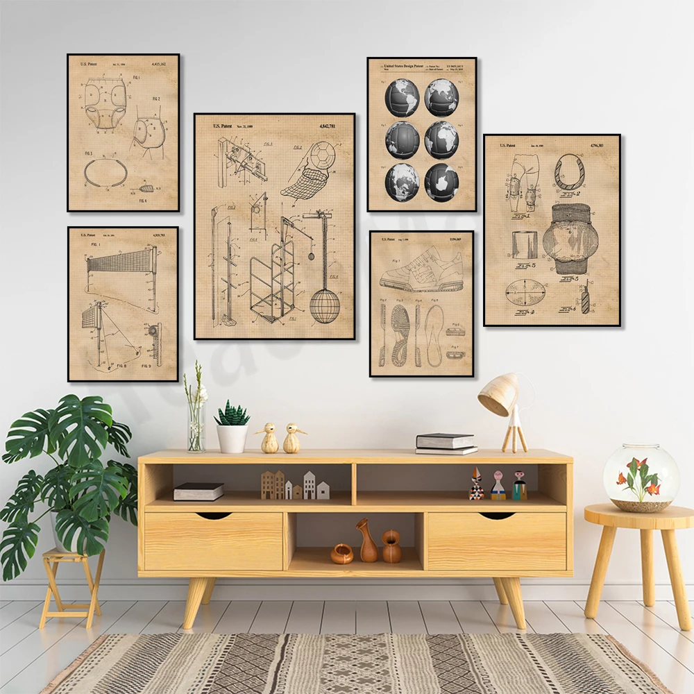 Cartaz de impressão de patente - Home Gym Japan avaliação e preço