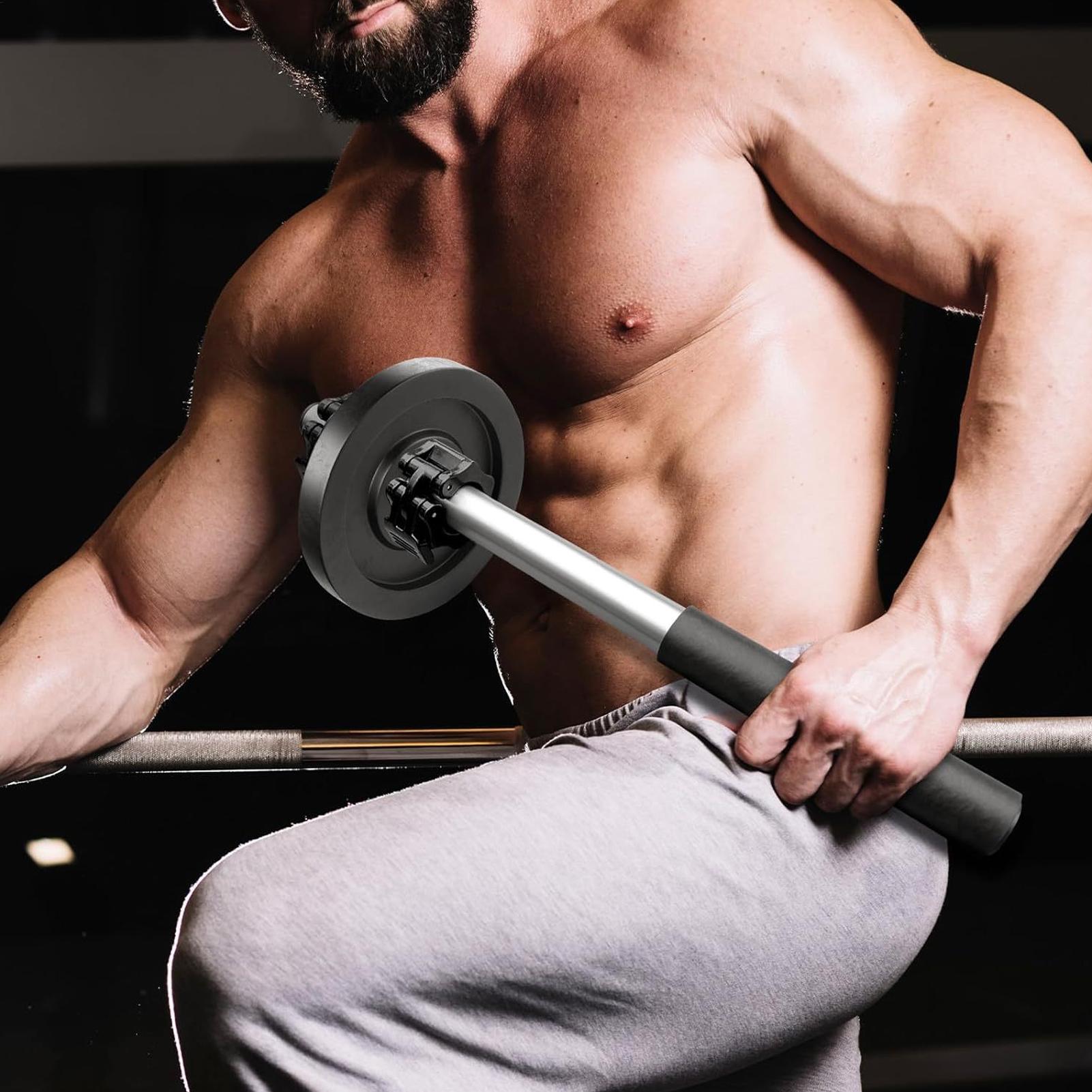 Haltere alças barra de pulso e - Home Gym Daily Routine avaliação e preço