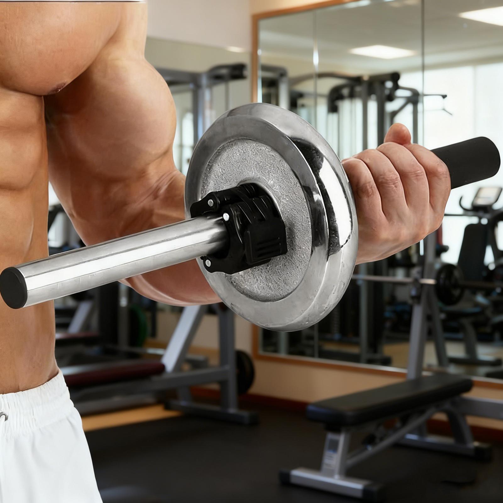 Haltere alças barra de pulso e - Home Gym Daily Routine avaliação e preço
