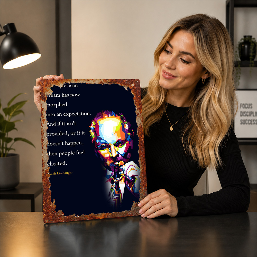Placa de Metal Vintage Persona - Home Gym Quotes avaliação e preço