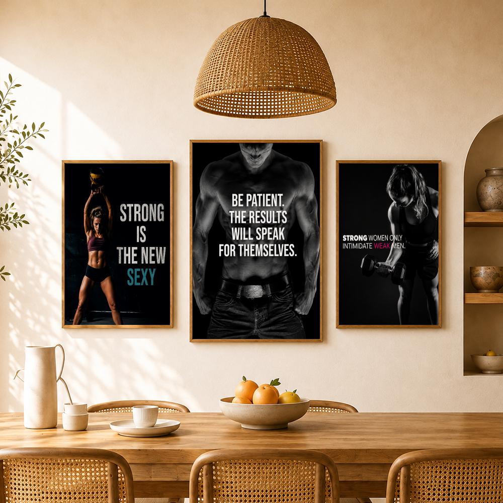 Pôster de Citações Inspiradora - Home Gym Quotes avaliação e preço