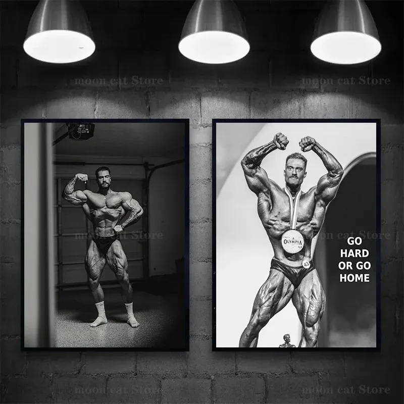 Pintura em tela chris bumstead - Home Gym Quotes avaliação e preço