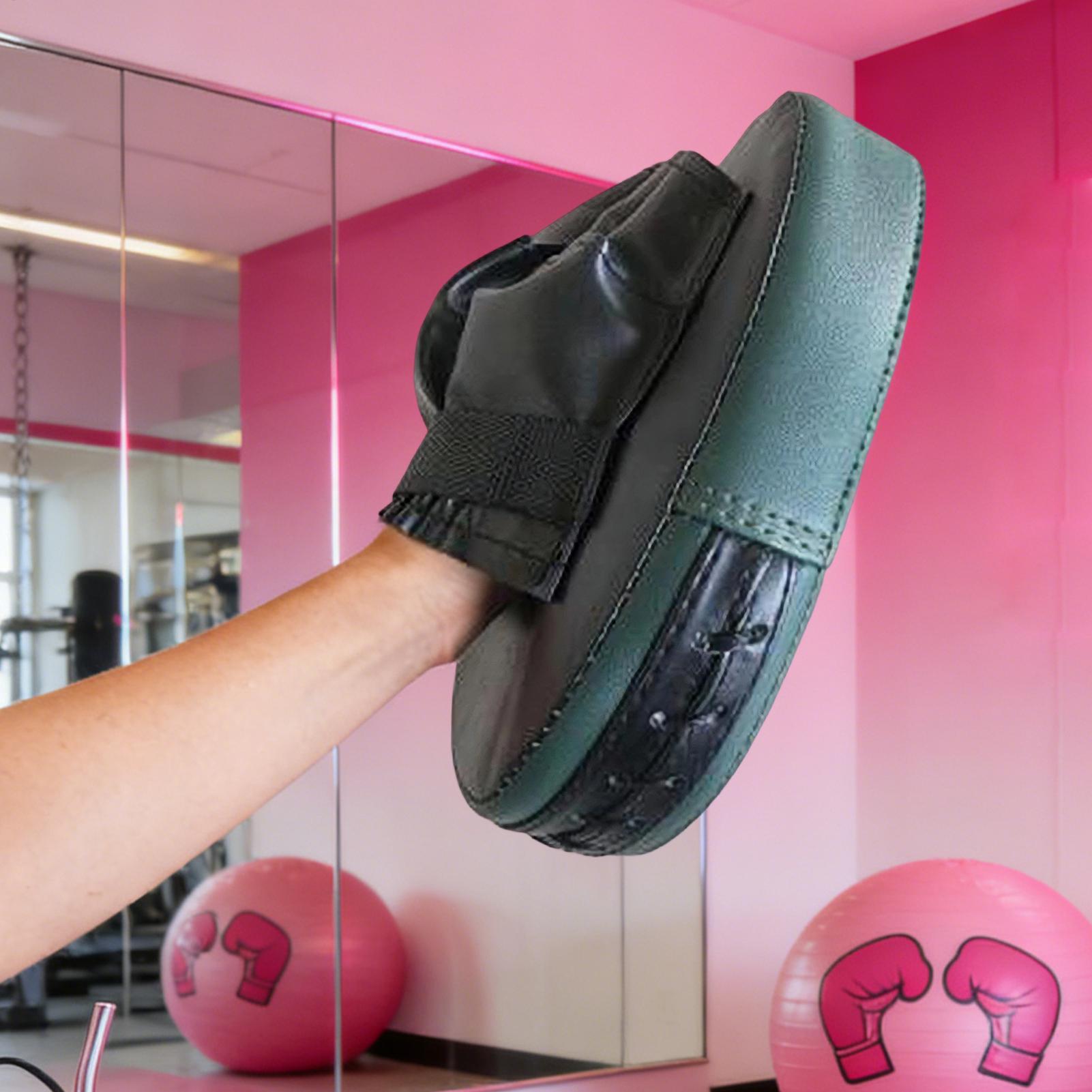 Almofadas de boxe luvas de cou - Home Gym Daily Routine avaliação e preço
