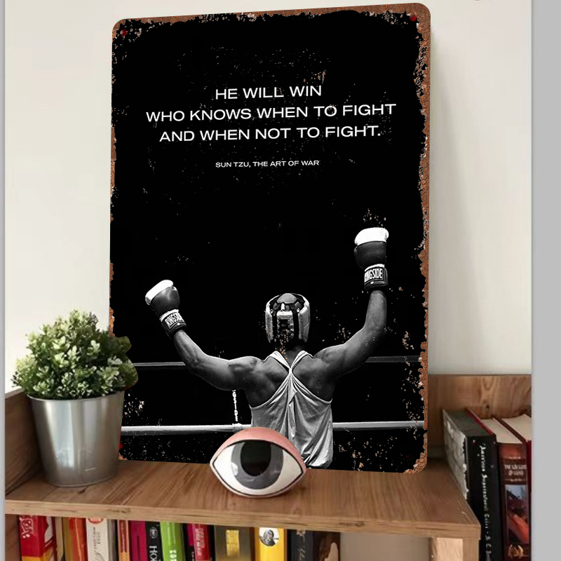 Sun tzu citação boxe temático  - Home Gym Quotes avaliação e preço