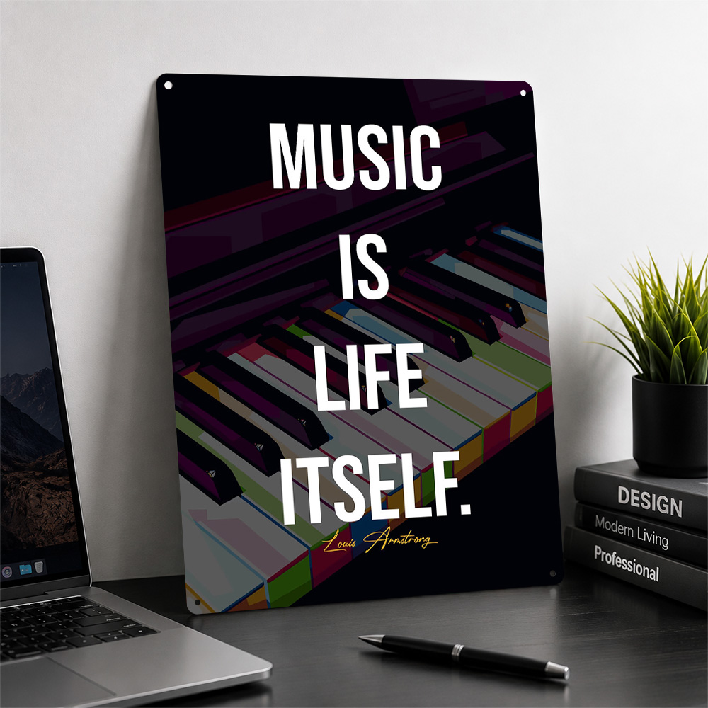Placa de Metal Decorativa com  - Home Gym Quotes avaliação e preço