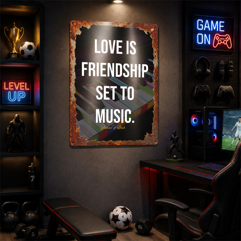 Placa de Metal Retrô Personali - Home Gym Quotes avaliação e preço
