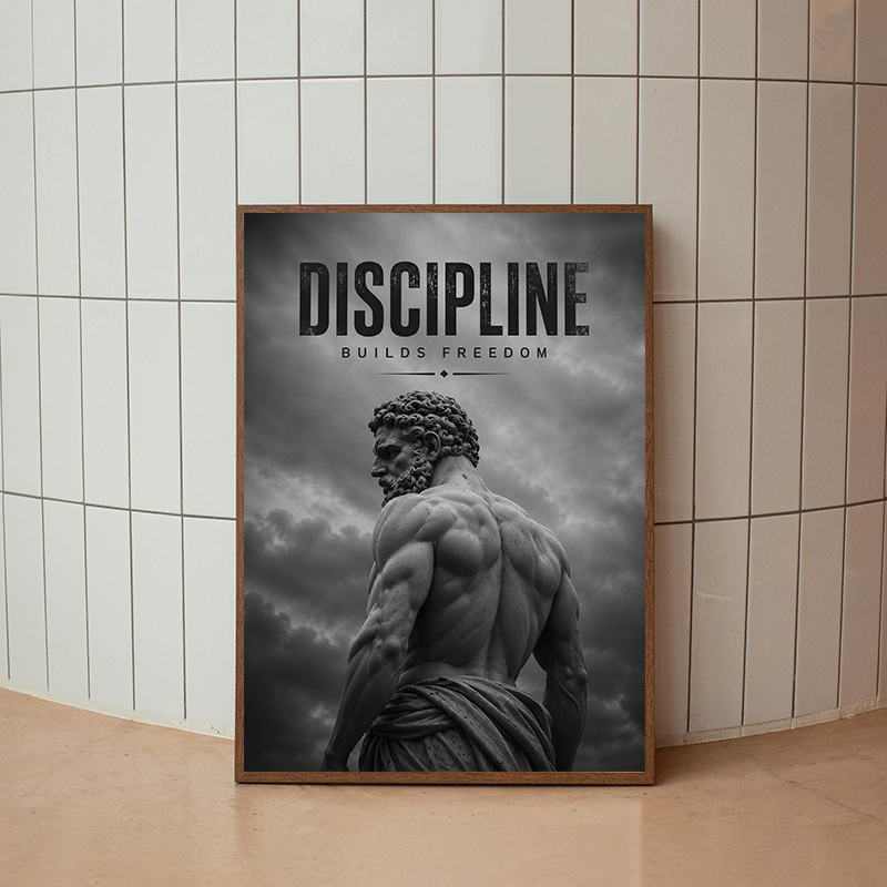 Pôster Motivacional Moderno de - Home Gym Quotes avaliação e preço